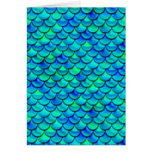 Falln Aqua Blue Scales