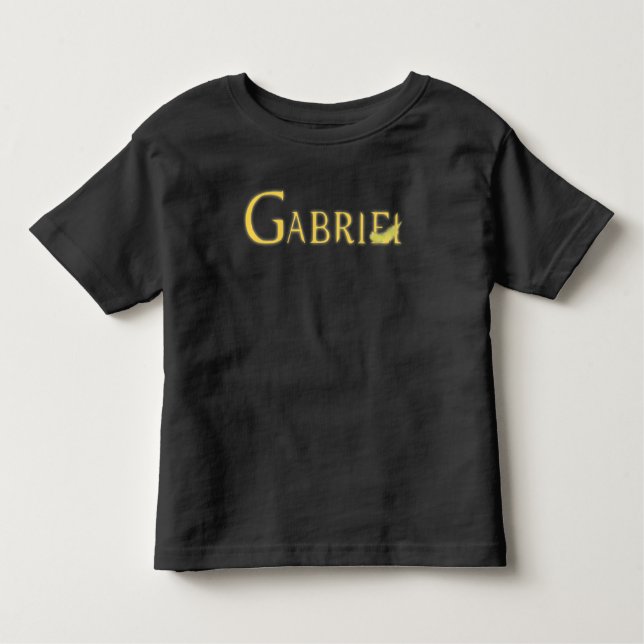 Falln Archangel Gabriel Front and Back Toddler T-Shirt (Front)