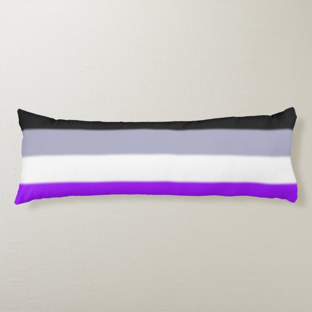 Falln Asexual Pride Flag Body Cushion (Front)
