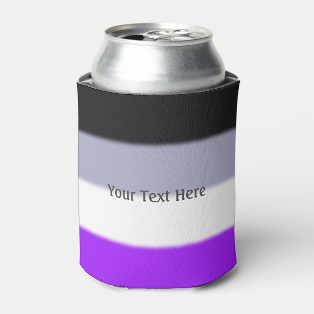 Falln Asexual Pride Flag Can Cooler (Can Front)