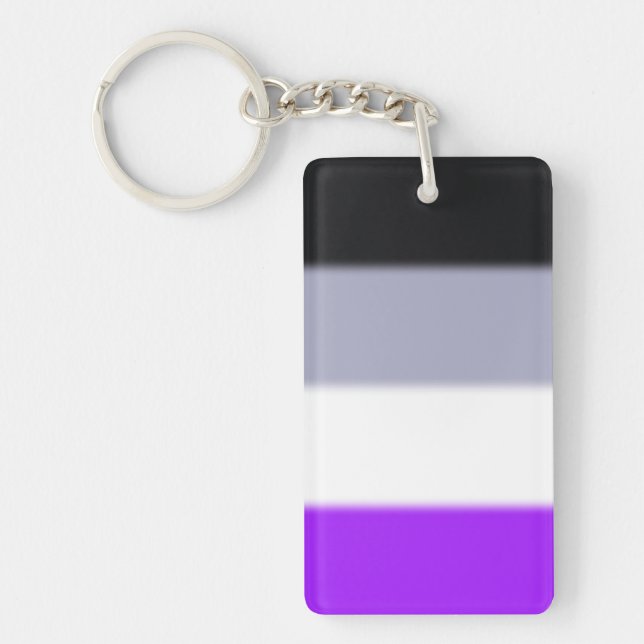 Falln Asexual Pride Flag Key Ring (Front)