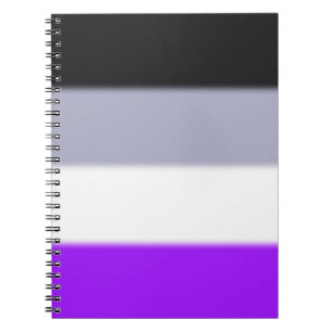 Falln Asexual Pride Flag Notebook