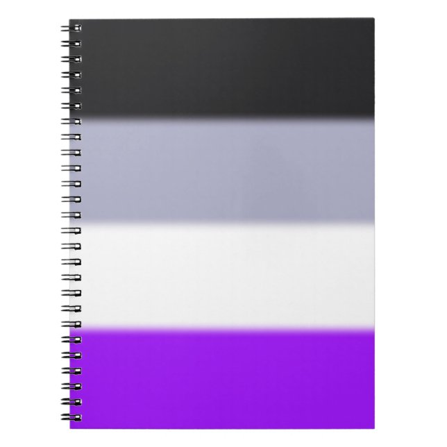 Falln Asexual Pride Flag Notebook (Front)