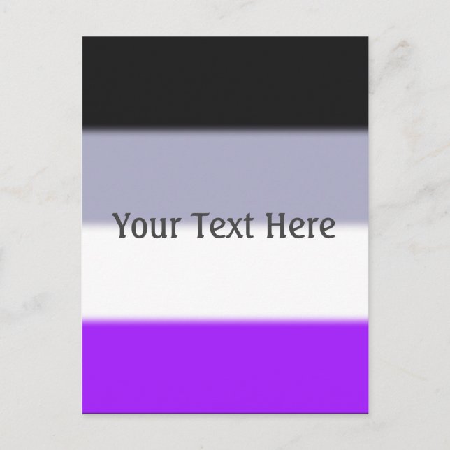 Falln Asexual Pride Flag Postcard (Front)