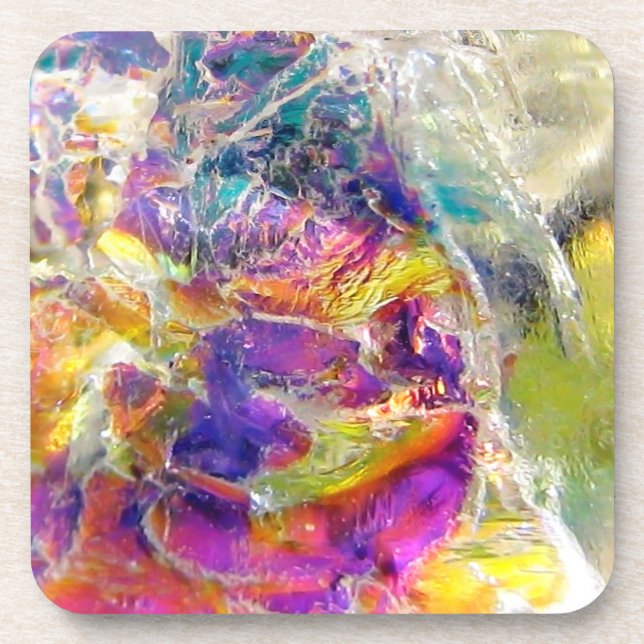 Falln Aura Crystal Coaster (Front)