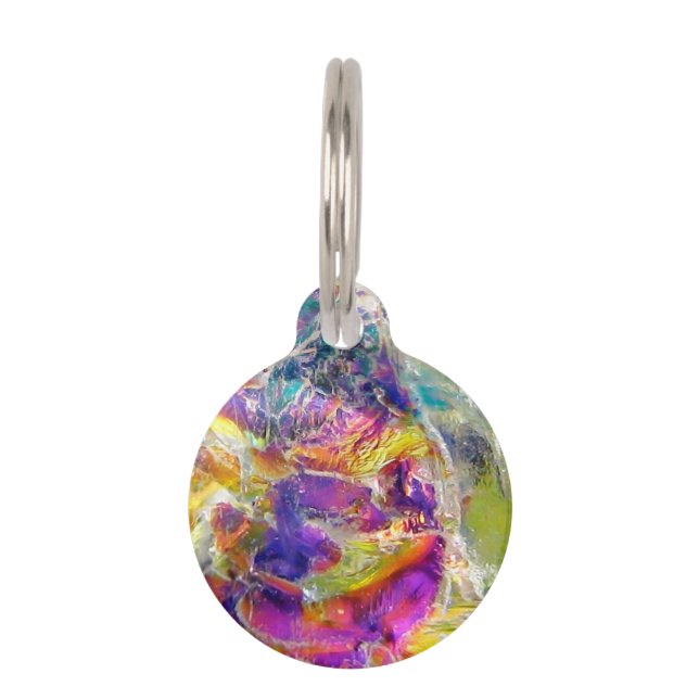 Falln Aura Crystal Pet Tag (Front)