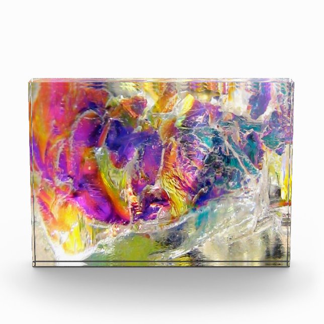 Falln Aura Crystal Photo Block (Front)