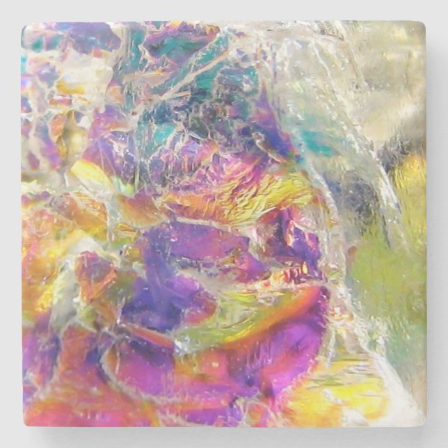 Falln Aura Crystal Stone Coaster (Front)