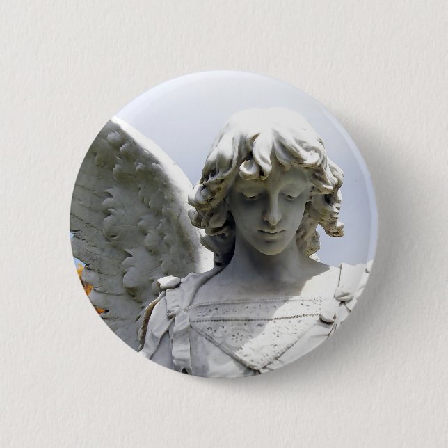 Falln Autumn Angel 6 Cm Round Badge (Front)