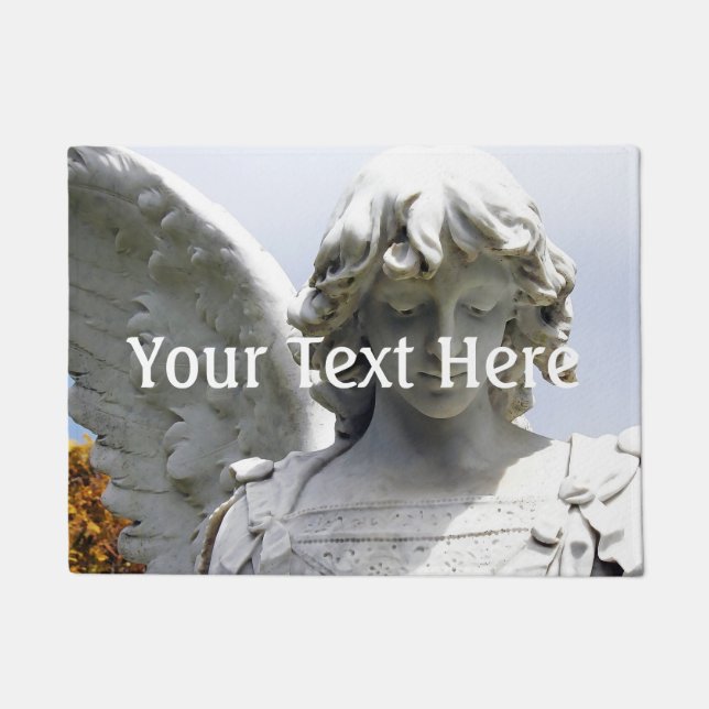 Falln Autumn Angel Doormat (Front)