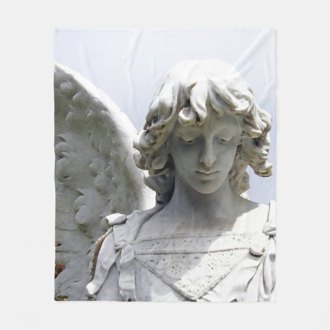 Falln Autumn Angel Fleece Blanket (Front)