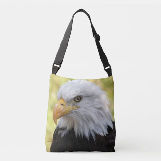 Falln Bald Eagle Liberty Crossbody Bag (Front)