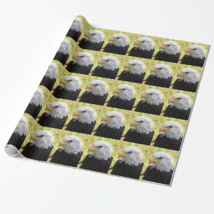 Falln Bald Eagle Liberty Wrapping Paper