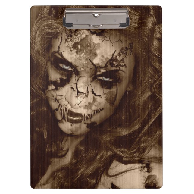 Falln Beautiful Decay Clipboard (Front)