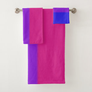 Falln Bisexual Pride Flag Bath Towel Set
