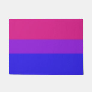Falln Bisexual Pride Flag Doormat