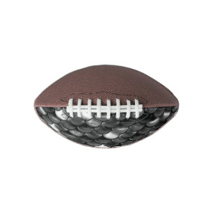 Falln Black and White Scales Football