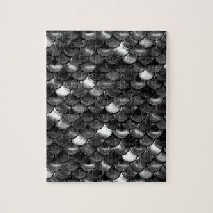 Falln Black and White Scales Jigsaw Puzzle
