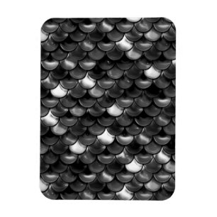 Falln Black and White Scales Magnet