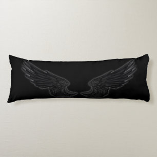 Falln Black Angel Wings Body Cushion