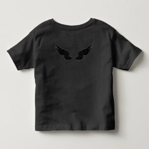 Falln Black Angel Wings Toddler T-Shirt