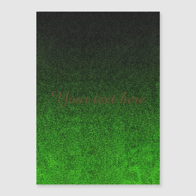 Falln Black & Green Glitter Gradient (Front)