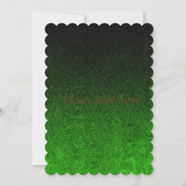Falln Black & Green Glitter Gradient (Front)