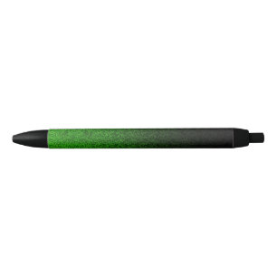 Falln Black & Green Glitter Gradient Ink Pen