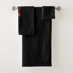 Falln Blood Drips Bath Towel Set