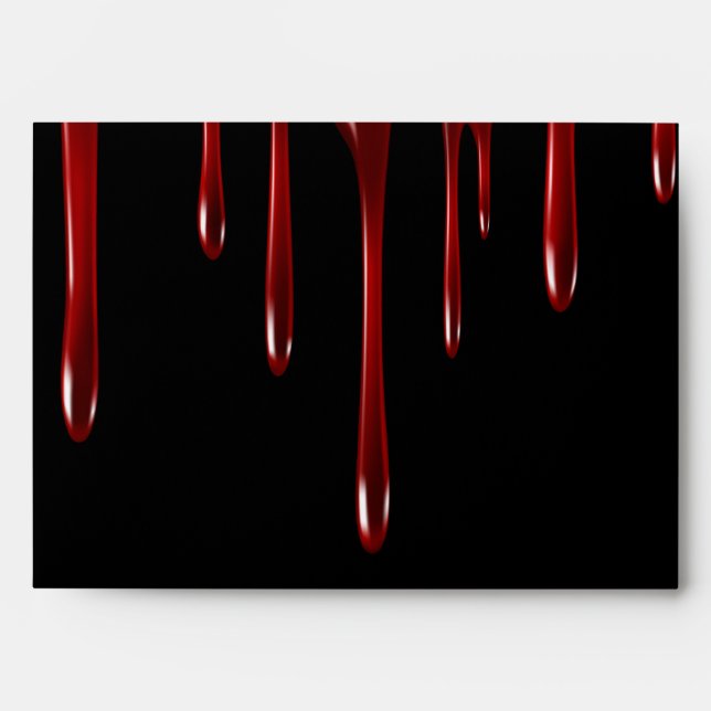Falln Blood Drips Black Envelopes (Front)