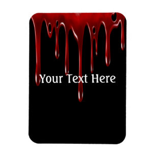 Falln Blood Drips Black Magnet