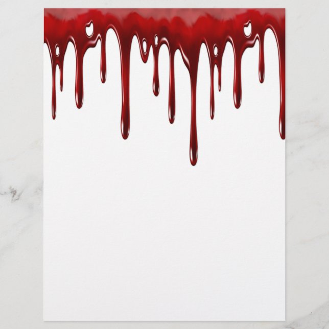 Falln Blood Drips White (Front)