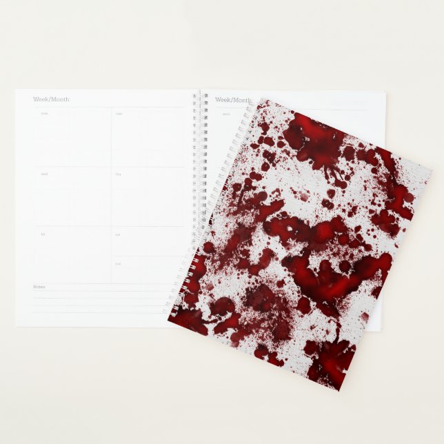 Falln Blood Splatter Planner (Display)