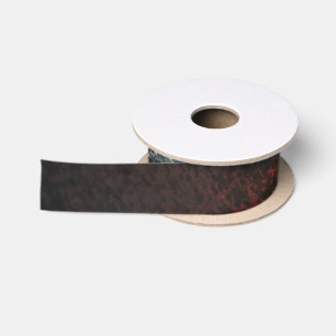 Falln Bloody Rust Drips Satin Ribbon