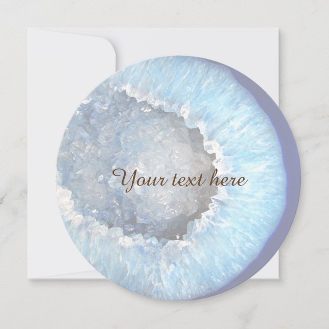 Falln Blue Crystal Geode (Front)