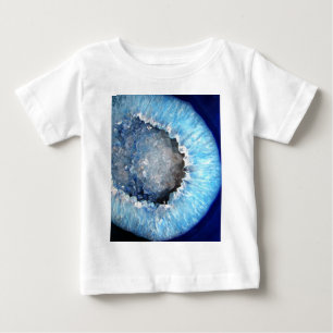 Falln Blue Crystal Geode Baby T-Shirt