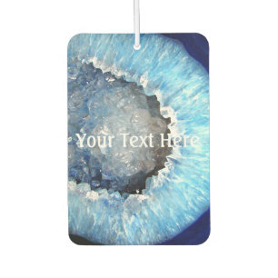 Falln Blue Crystal Geode Car Air Freshener