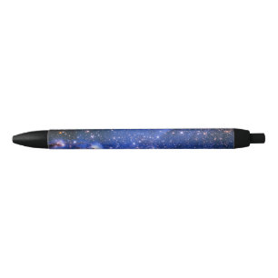 Falln Blue Embrionic Starfield Black Ink Pen