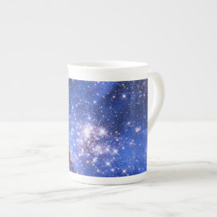 Falln Blue Embrionic Stars Bone China Mug