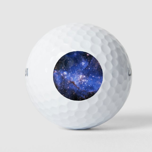 Falln Blue Embrionic Stars Golf Balls (Front)
