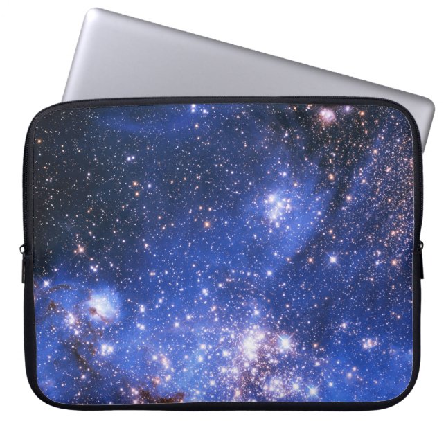 Falln Blue Embrionic Stars Laptop Sleeve (Front)