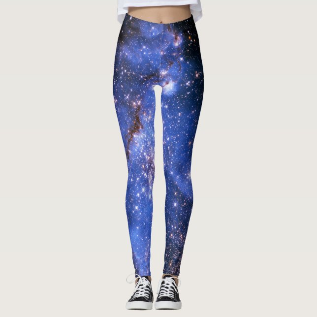 Falln Blue Embrionic Stars Leggings (Front)