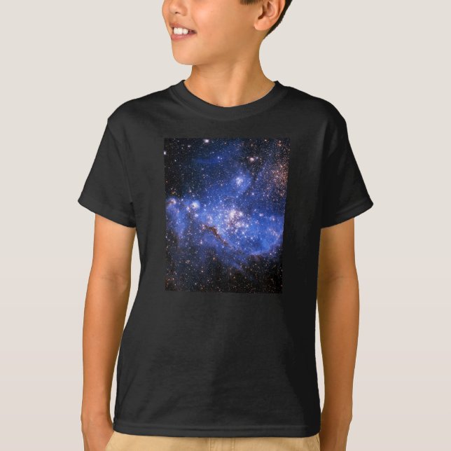 Falln Blue Embrionic Stars T-Shirt (Front)