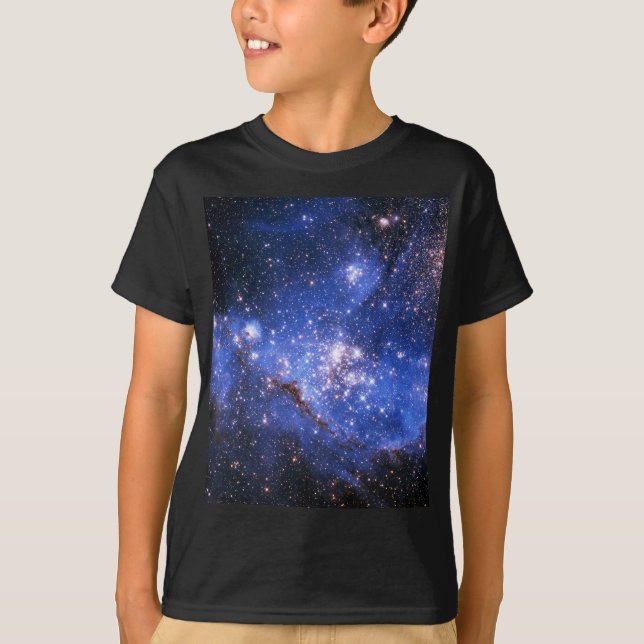 Falln Blue Embrionic Stars T-Shirt (Front)