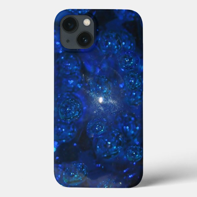 Falln Blue Glass Bubbles Case-Mate iPhone Case (Back)