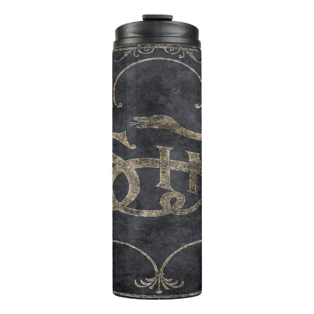 Falln Book of Sin Thermal Tumbler (Front)