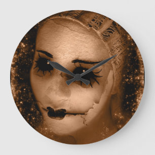 Falln Broken Pierrot Large Clock