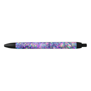 Falln Bubble Crystals Black Ink Pen