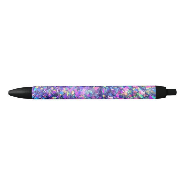 Falln Bubble Crystals Black Ink Pen (Front)