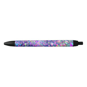 Falln Bubble Crystals Black Ink Pen